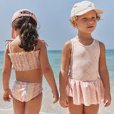 Wheat Main Badedragt Erna Swimsuit 9450 powder checked flowers
