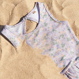 Wheat Main Badedragt Erna Swimsuit 9605 purple light petunias