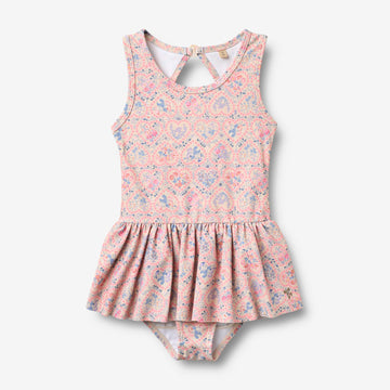 Wheat Main Badedragt Erna Swimsuit 9650 pink heart flowers