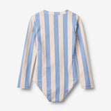 Wheat Main Badedragt L/S Margot Swimsuit 9732 bold blue stripe