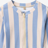 Wheat Main Badedragt L/S Margot Swimsuit 9732 bold blue stripe