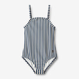 Wheat Main   Badedragt Manon Swimwear 1325 indigo stripe