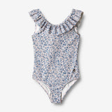 Wheat Main   Badedragt Marie-Louise Swimwear 1301 blue flower meadow