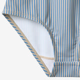 Wheat Main Badedragt Selma Swimsuit 9580 blue swim stripe