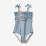 Wheat Main Badedragt Selma Swimsuit 9580 blue swim stripe