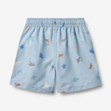 Wheat Main Badeshorts Hansi Shorts 1235 soft blue sea life