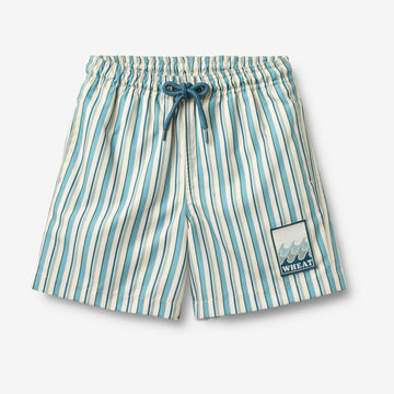 Wheat Main Badeshorts Hansi Shorts 9630 aqua stripe