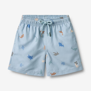 Wheat Main Badeshorts Hansi Swimwear 1235 soft blue sea life