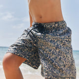 Wheat Main Badeshorts Hansi Swimwear 9416 blue hawaii flowers