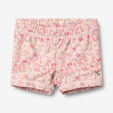 Wheat Main Badeshorts Niki Shorts 2526 powder flowers and seashells