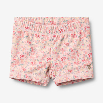 Wheat Main Badeshorts Niki Shorts 2526 powder flowers and seashells