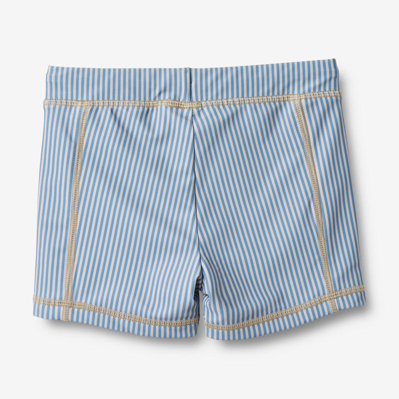 Wheat Main Badeshorts Ulrik Swimwear 9580 blue swim stripe