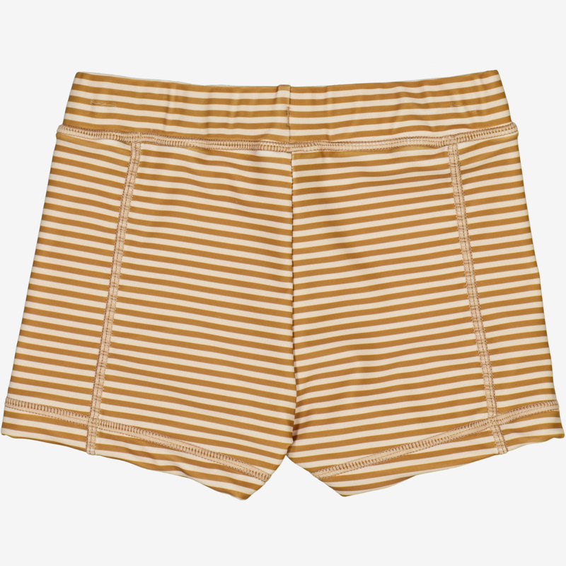 Wheat Badeshorts Ulrik Swimwear 5096 golden green stripe