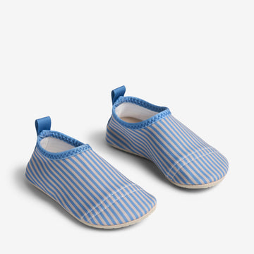 Wheat Footwear Badesko Dolphin Swimwear 9580 blue swim stripe