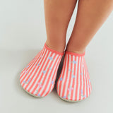 Wheat Footwear Badesko Dolphin Swimwear 9657 red stripe flowers