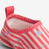 Wheat Footwear Badesko Dolphin Swimwear 9657 red stripe flowers