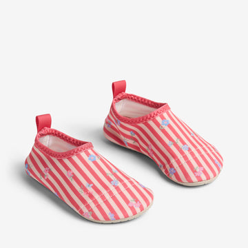 Wheat Footwear Badesko Dolphin Swimwear 9657 red stripe flowers