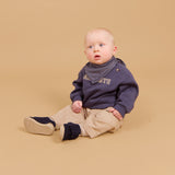 Wheat Main Bandana Marlow Accessories 1312 greyblue slub stripe