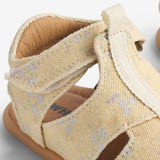 Wheat Footwear Barefoot Sandal Nolan Sandal 9632 barely apricot flowers