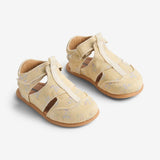 Wheat Footwear Barefoot Sandal Nolan Sandal 9632 barely apricot flowers