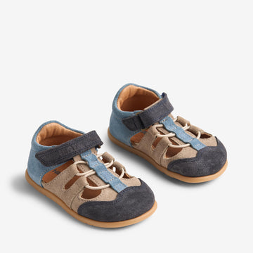 Wheat Footwear Barfods Sandal Ellie Sandal 1260 faded denim