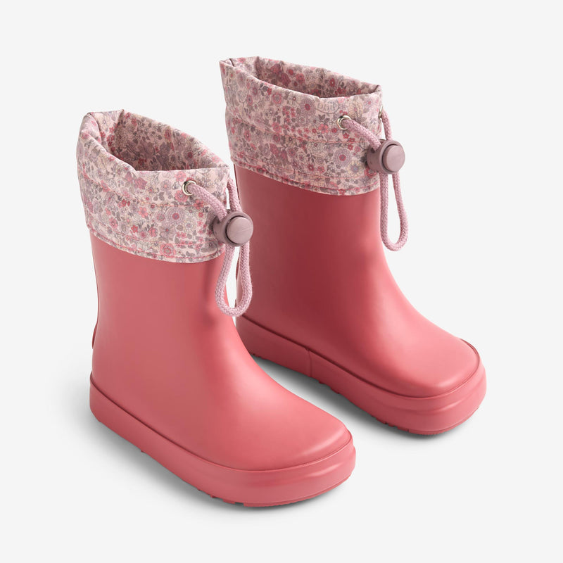 Wheat Footwear Barfods Termo Gummistøvle Zerro Rubber Boot 1037 raspberry