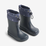 Wheat Footwear Barfods Termo Gummistøvle Zerro Rubber Boot 1432 navy