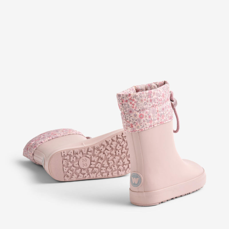 Wheat Footwear Barfods Termo Gummistøvle Zerro Rubber Boot 2487 rose powder