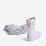 Wheat Footwear Barfods Termo Gummistøvle Zerro Rubber Boot 2528 powder blue flowers