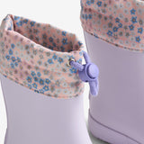 Wheat Footwear Barfods Termo Gummistøvle Zerro Rubber Boot 2528 powder blue flowers