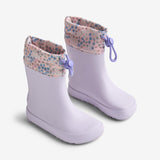 Wheat Footwear Barfods Termo Gummistøvle Zerro Rubber Boot 2528 powder blue flowers