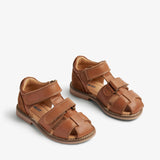 Wheat Footwear   Bassi Lukket Sandal Sandals 9002 cognac