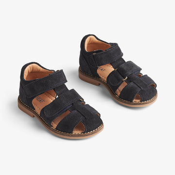 Wheat Footwear Bay Lukket Sandal Sandals 1432 navy