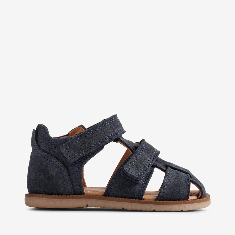 Wheat Footwear   Baya Lukket Sandal Prewalker Sandals 1432 navy