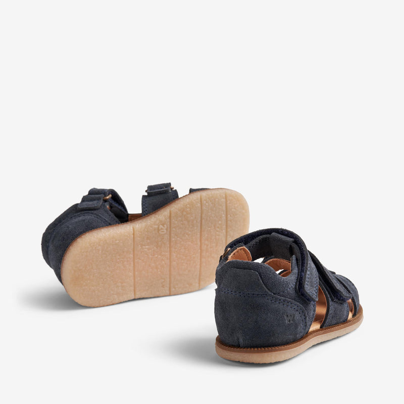 Wheat Footwear   Baya Lukket Sandal Prewalker Sandals 1432 navy