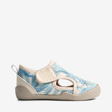 Wheat Footwear Beach Shoe Swirl Swimwear 2527 palm blue