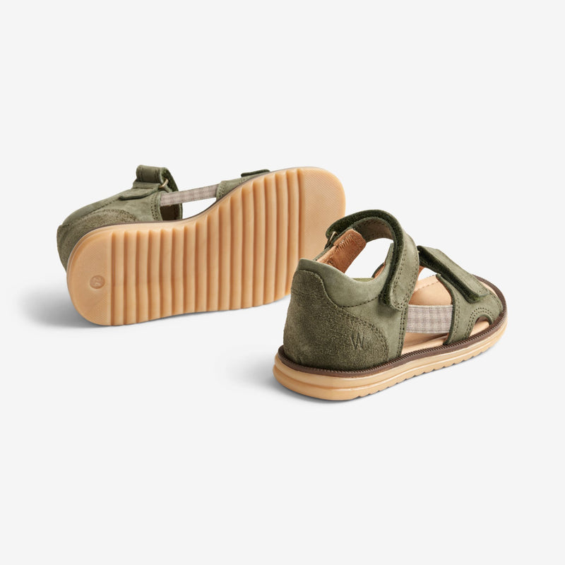 Wheat Footwear Beka Åben Sandal | Baby Sandals 4075 dark green