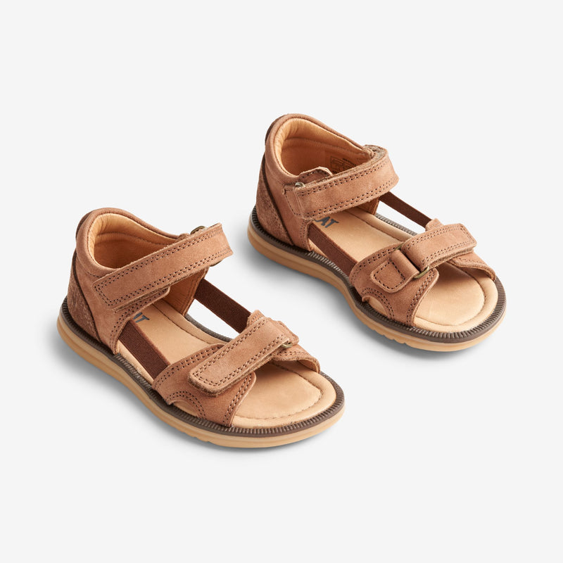 Wheat Footwear Beka Åben Sandal | Baby Sandals 9002 cognac