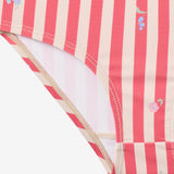 Wheat Main Bikini Carla Bikini 9657 red stripe flowers