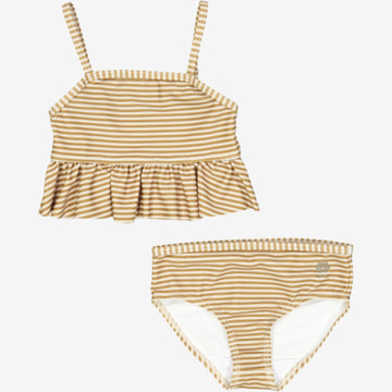 Wheat Main  Bikini Lærke Swimwear 5096 golden green stripe