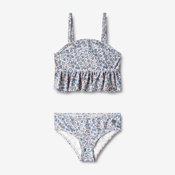 Wheat Main   Bikini Lærke Swimwear 1301 blue flower meadow