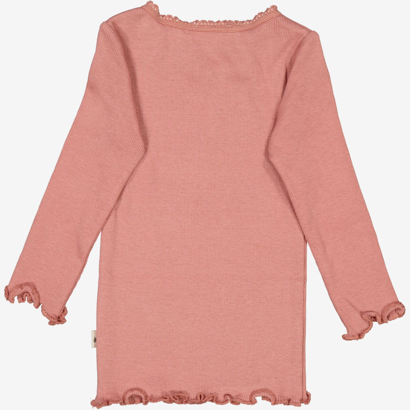 Wheat Blonde Rib T-Shirt LS | Baby Jersey Tops and T-Shirts 2021 old rose