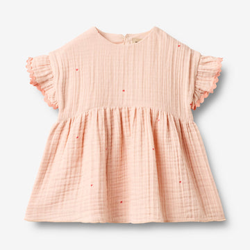 Wheat Main Blondekjole Thit Dress 9652 powder hearts