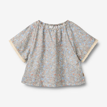 Wheat Main Bluse Hannah Blouse 2650 air blue flowers