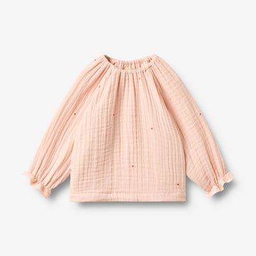 Wheat Main Bluse Merle Blouse 9652 powder hearts
