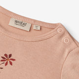 Wheat Main  Body Blomster | Baby Underwear/Bodies 2358 pink sand