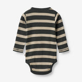 Wheat Main  Body Freddie | Baby Underwear/Bodies 9209 dark stripe
