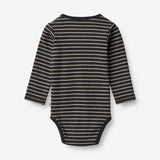 Wheat Main  Body Freddie | Baby Underwear/Bodies 1433 navy stripe