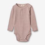 Wheat Wool Uld Body | Baby Underwear/Bodies 2086 dark powder 