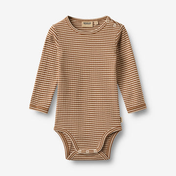Wheat Main Body L/S Freddie Body 3017 warm hazel stripe